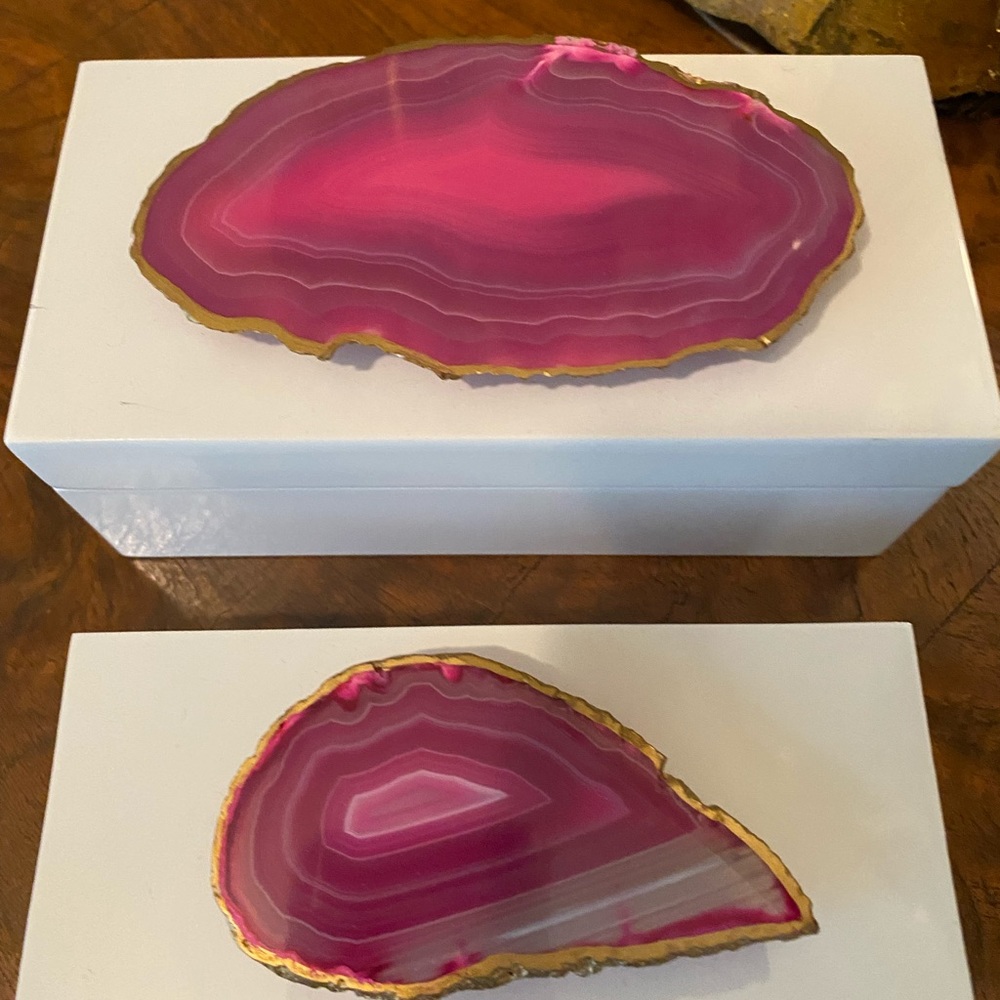 Pair of Vanity boxes.